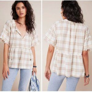 Anthropologie | NWT Pilcro Bette Babydoll Blouse